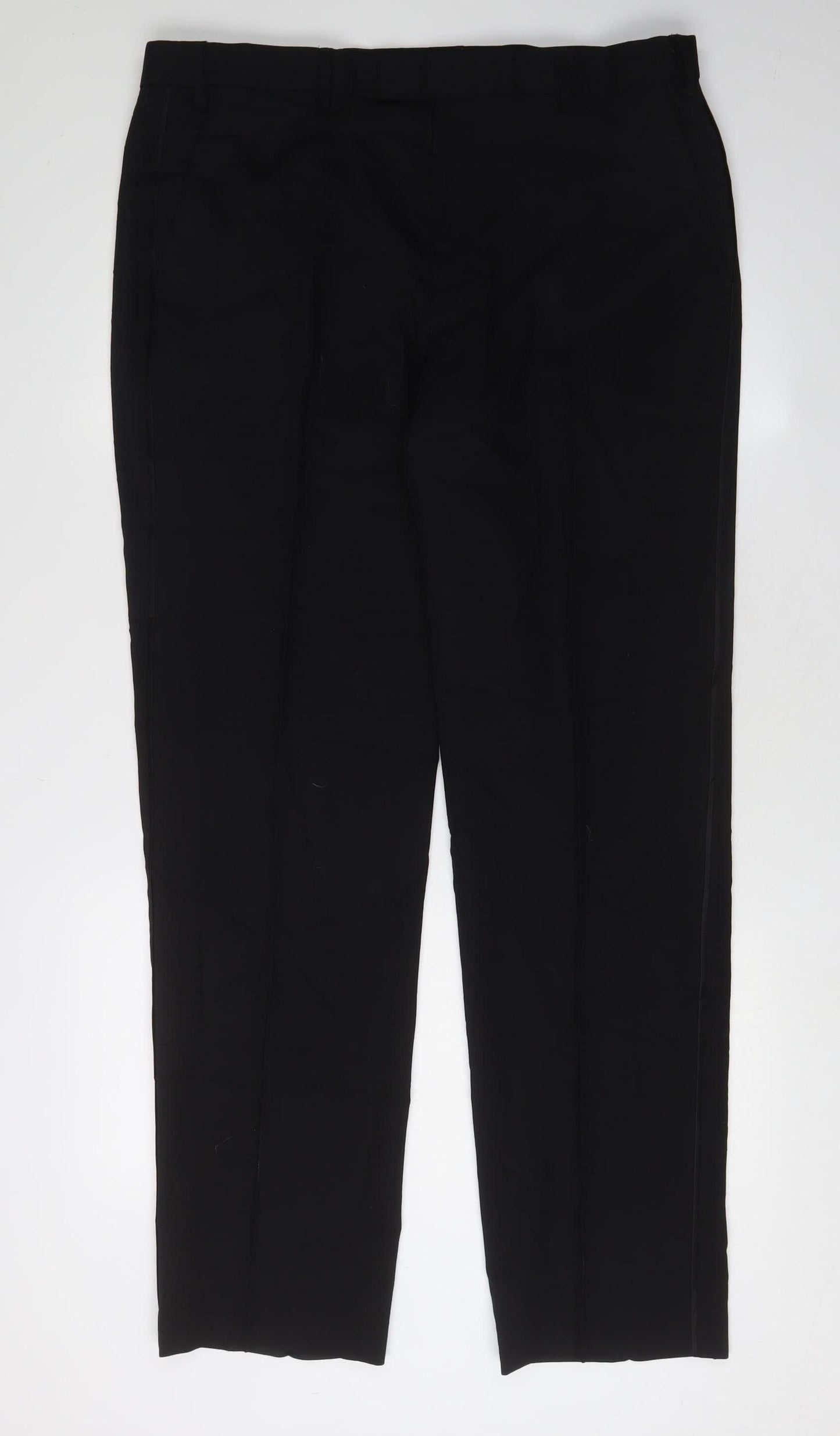 Marks and Spencer Men's Black Wool Dress Pants