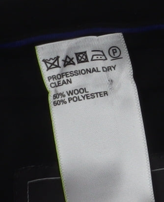 Marks and Spencer Men's Black Wool Dress Pants