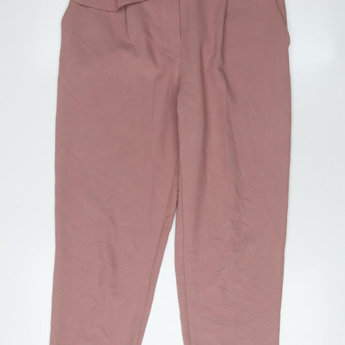 Topshop Women's Pink Trousers UK Size 10