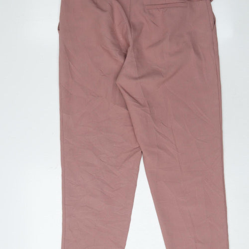Topshop Women's Pink Trousers UK Size 10