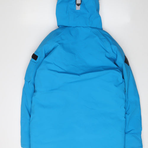 Next Boys Blue Long Hooded Parka 12 Years