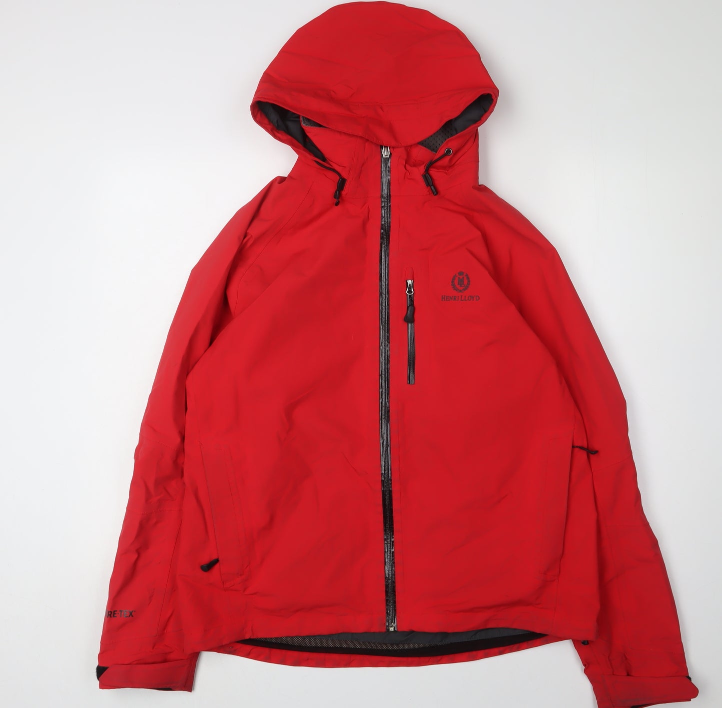 Henri Lloyd Men's Red Waterproof Jacket L - Rain Coat