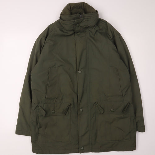 Northwood Men's Green Parka Jacket - Medium Casual Outdoor