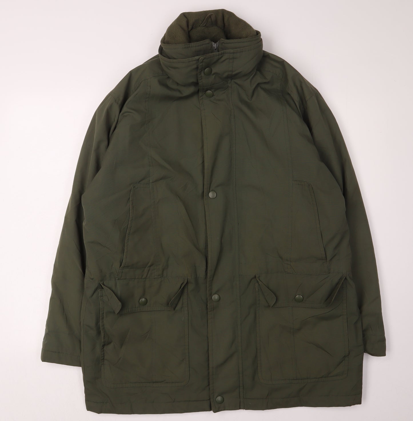 Northwood Men's Green Parka Jacket - Medium Casual Outdoor