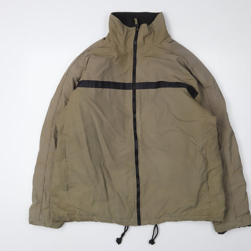 River Island Men's Brown Lightweight Windbreaker Jacket, L