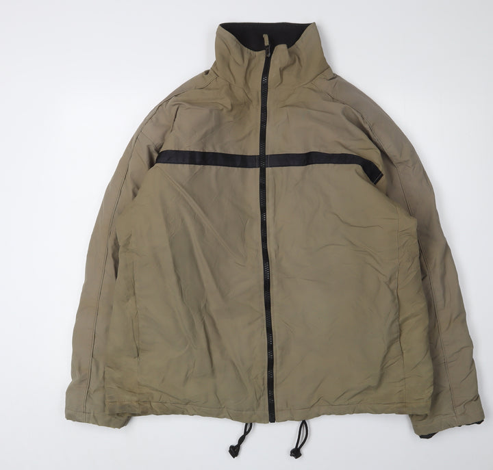 River Island Men's Brown Lightweight Windbreaker Jacket, L