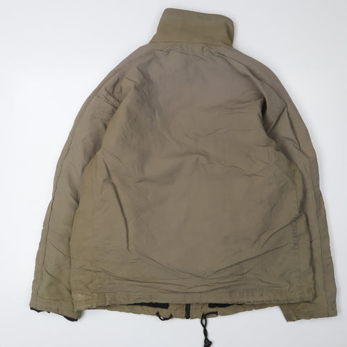 River Island Men's Brown Lightweight Windbreaker Jacket, L