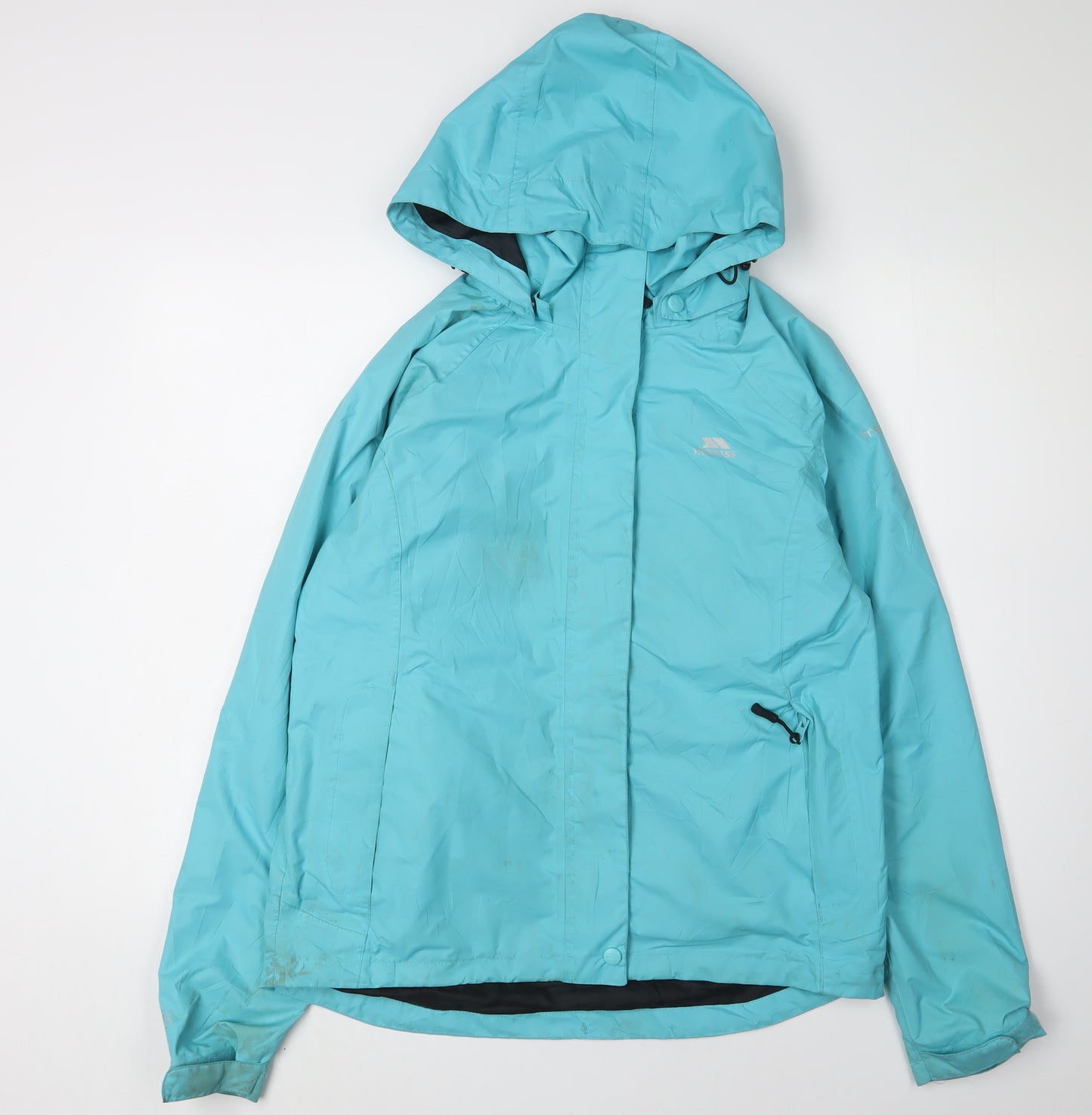 Trespass Women's Blue Waterproof Rain Coat Jacket L