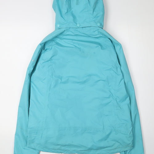 Trespass Women's Blue Waterproof Rain Coat Jacket L