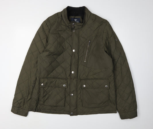 Morley Men's Green XL Quilted Jacket