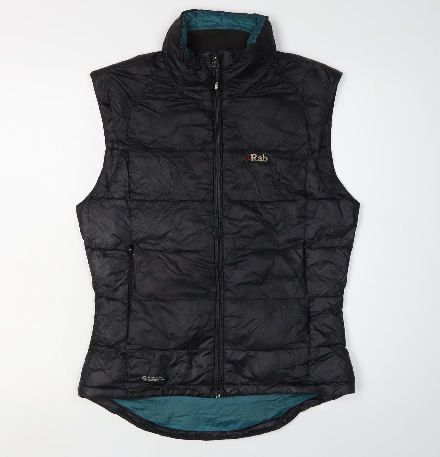 Rab Women's Black Puffer Vest Size 8 – Lightweight & Warm