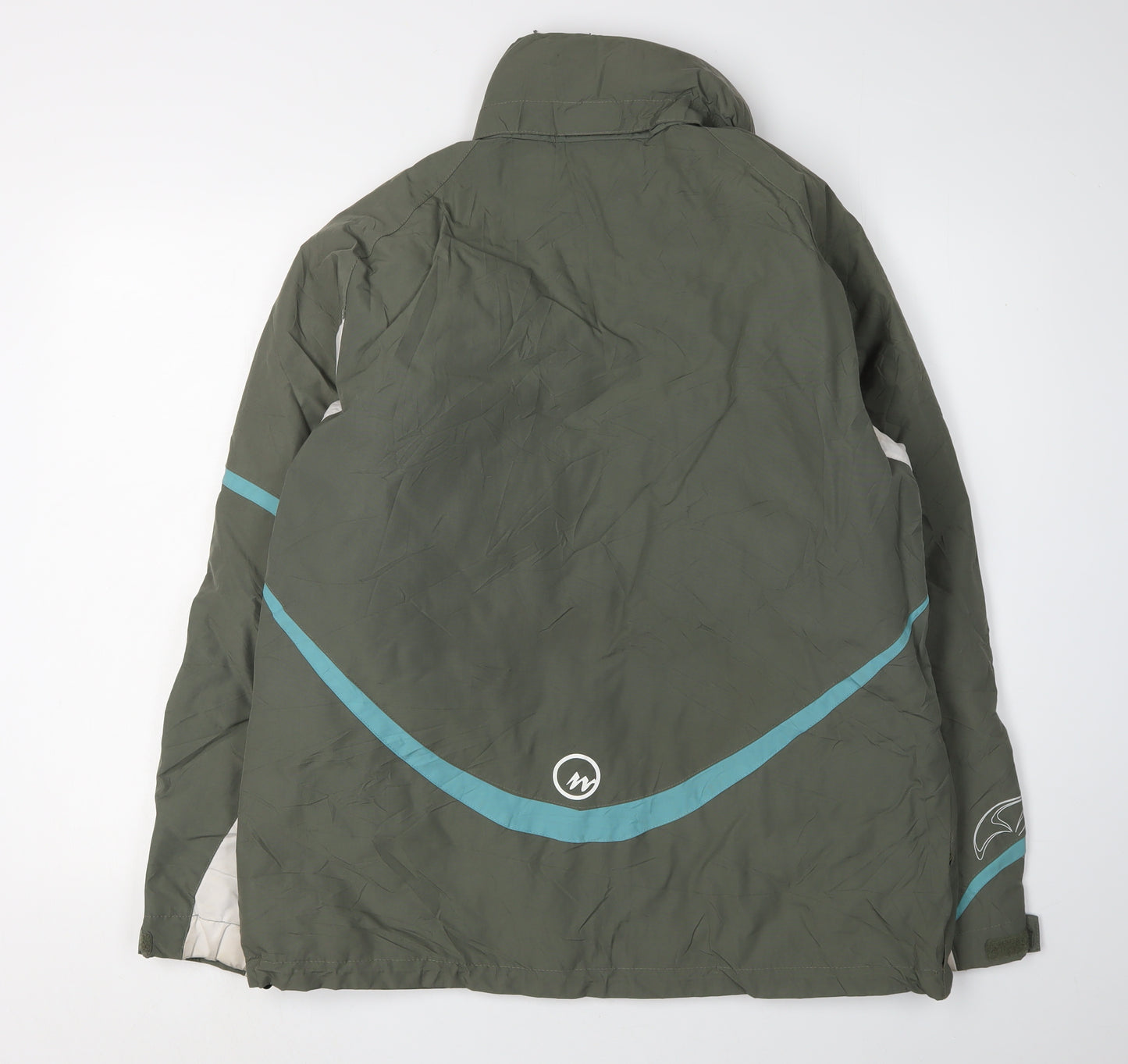 Quechua Men's Green Parka Jacket, M, Full Zip