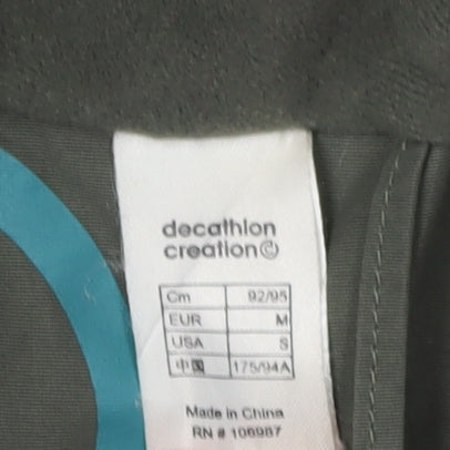 Quechua Men's Green Parka Jacket, M, Full Zip