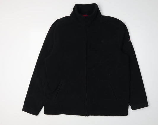 Maine New England Men's Black Fleece Jacket, Size L