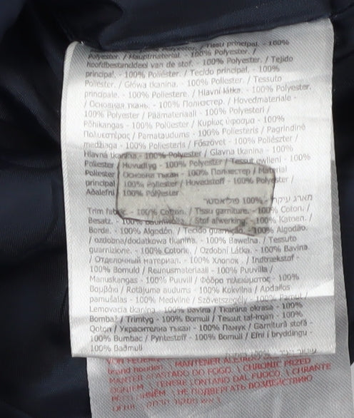 Regatta Boys Blue Quilted Jacket 3-4 Years Winter Coat