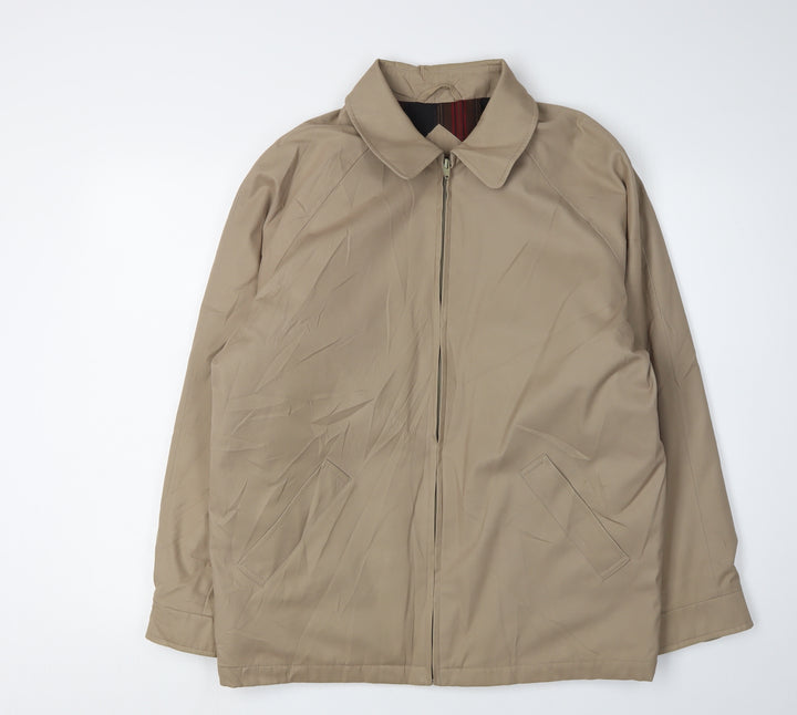 Greenwoods Men's Beige Windbreaker Jacket Size S