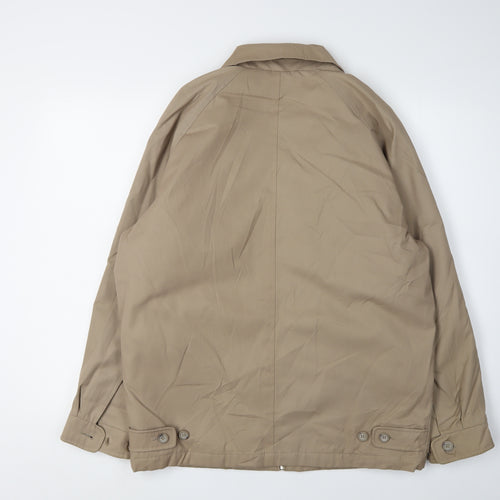 Greenwoods Men's Beige Windbreaker Jacket Size S
