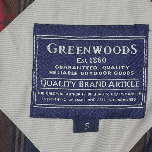 Greenwoods Men's Beige Windbreaker Jacket Size S