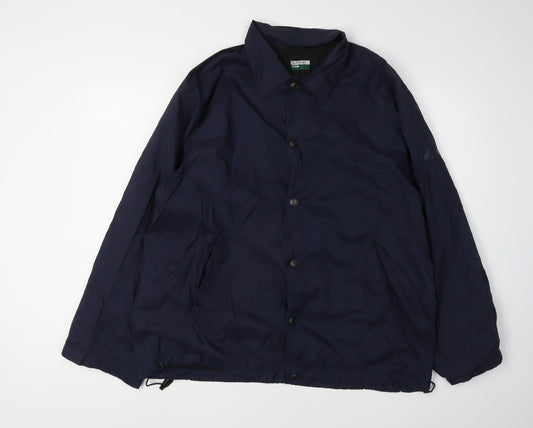 Paul Smith Men's Blue Nylon Jacket L Collared