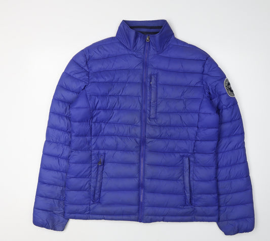 Soulcal & Co Women's Blue Puffer Jacket M