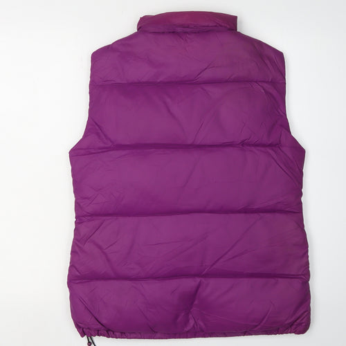 Technicals Women's Purple Puffer Waistcoat Size 12