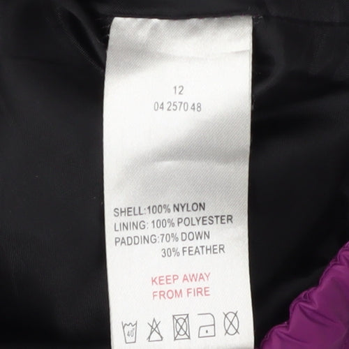 Technicals Women's Purple Puffer Waistcoat Size 12