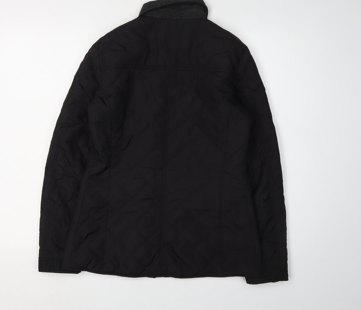 Dorothy Perkins Women's Black Quilted Jacket Size 8