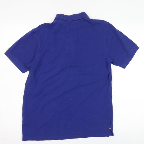 Umbro Men's Blue Polo Shirt, Medium, Collared, Logo