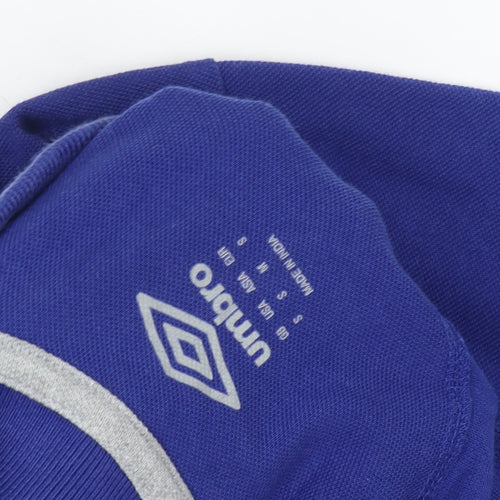 Umbro Men's Blue Polo Shirt, Medium, Collared, Logo