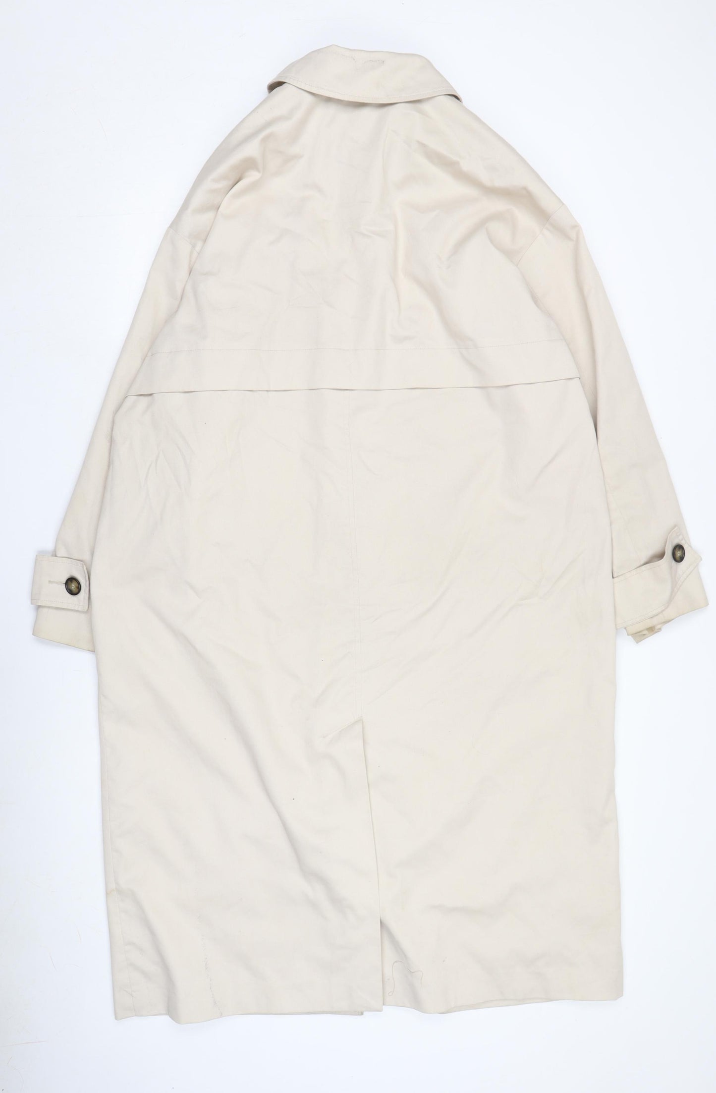 ASOS DESIGN Women's Beige Trench Coat Size 14