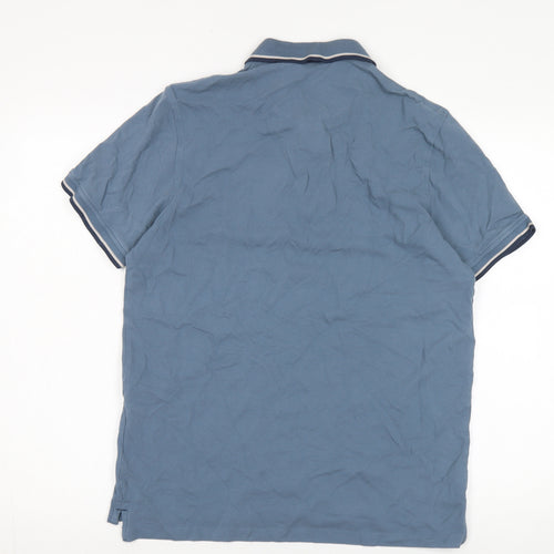 Jack & Jones Men's XL Blue Polo Short Sleeve Casual