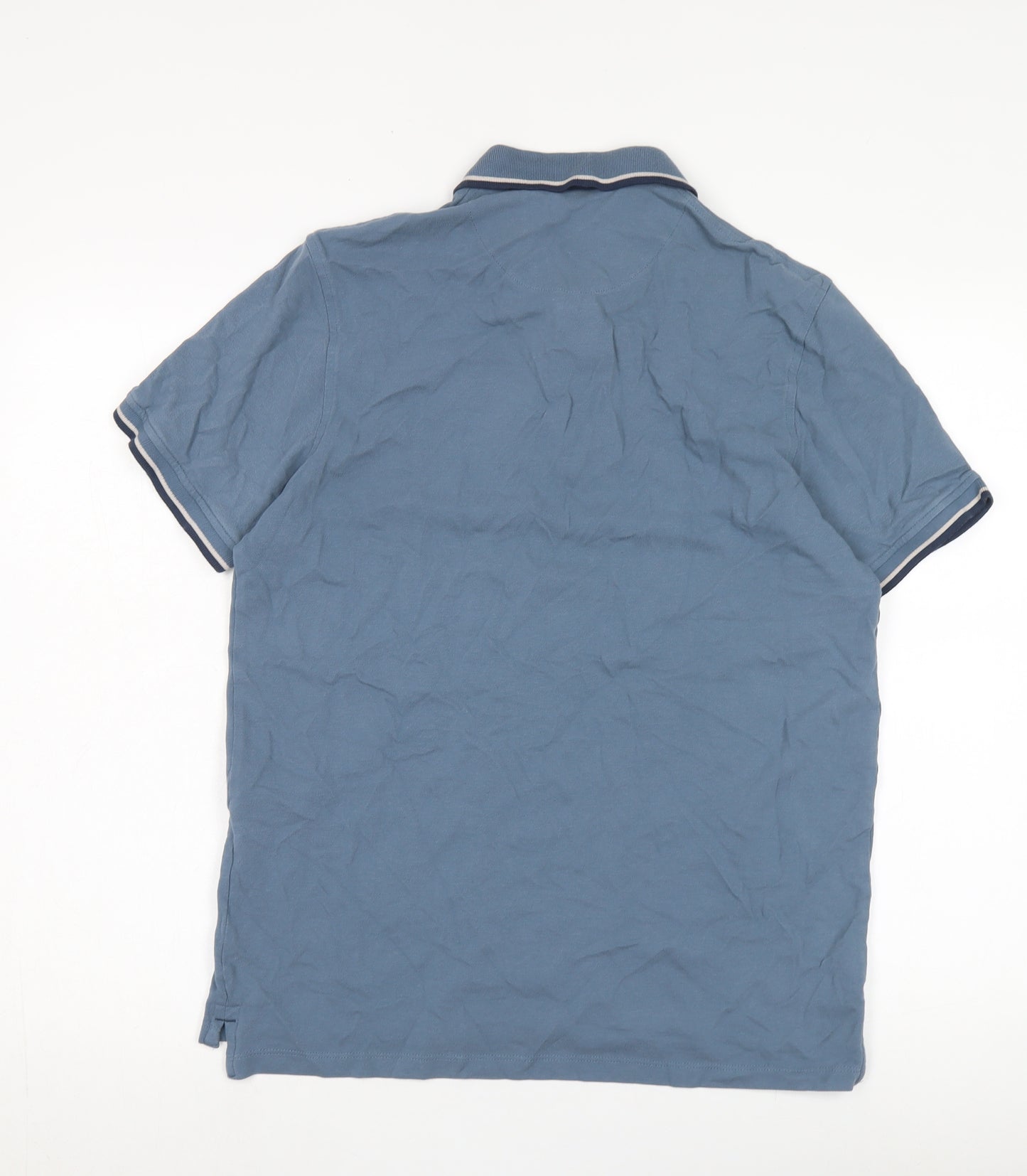 Jack & Jones Men's XL Blue Polo Short Sleeve Casual