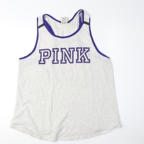 Victoria's Secret Women’s Grey Tank Top Size L Casual