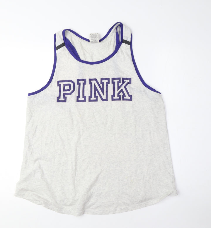 Victoria's Secret Women’s Grey Tank Top Size L Casual