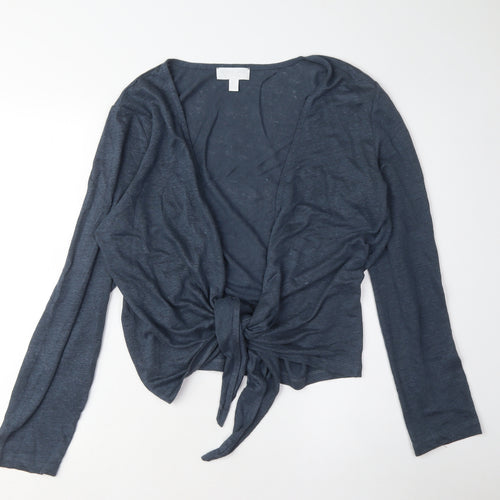 White Label Women's Blue Cardigan, Size S, Relaxed Fit