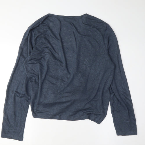 White Label Women's Blue Cardigan, Size S, Relaxed Fit