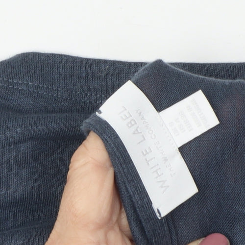 White Label Women's Blue Cardigan, Size S, Relaxed Fit