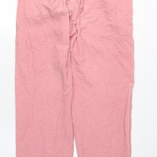 Liu Jo Men's Pink Corduroy Chino Trousers UK 18