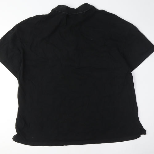 Puma Black Unisex Polo Shirt M - Sports Casual Top
