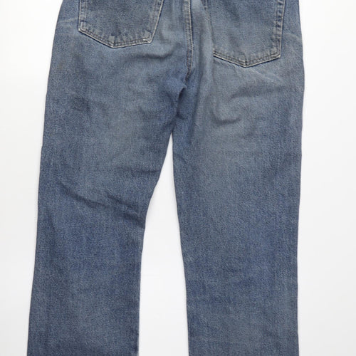 Wrangler Men's Blue Straight Jeans 32W 32L