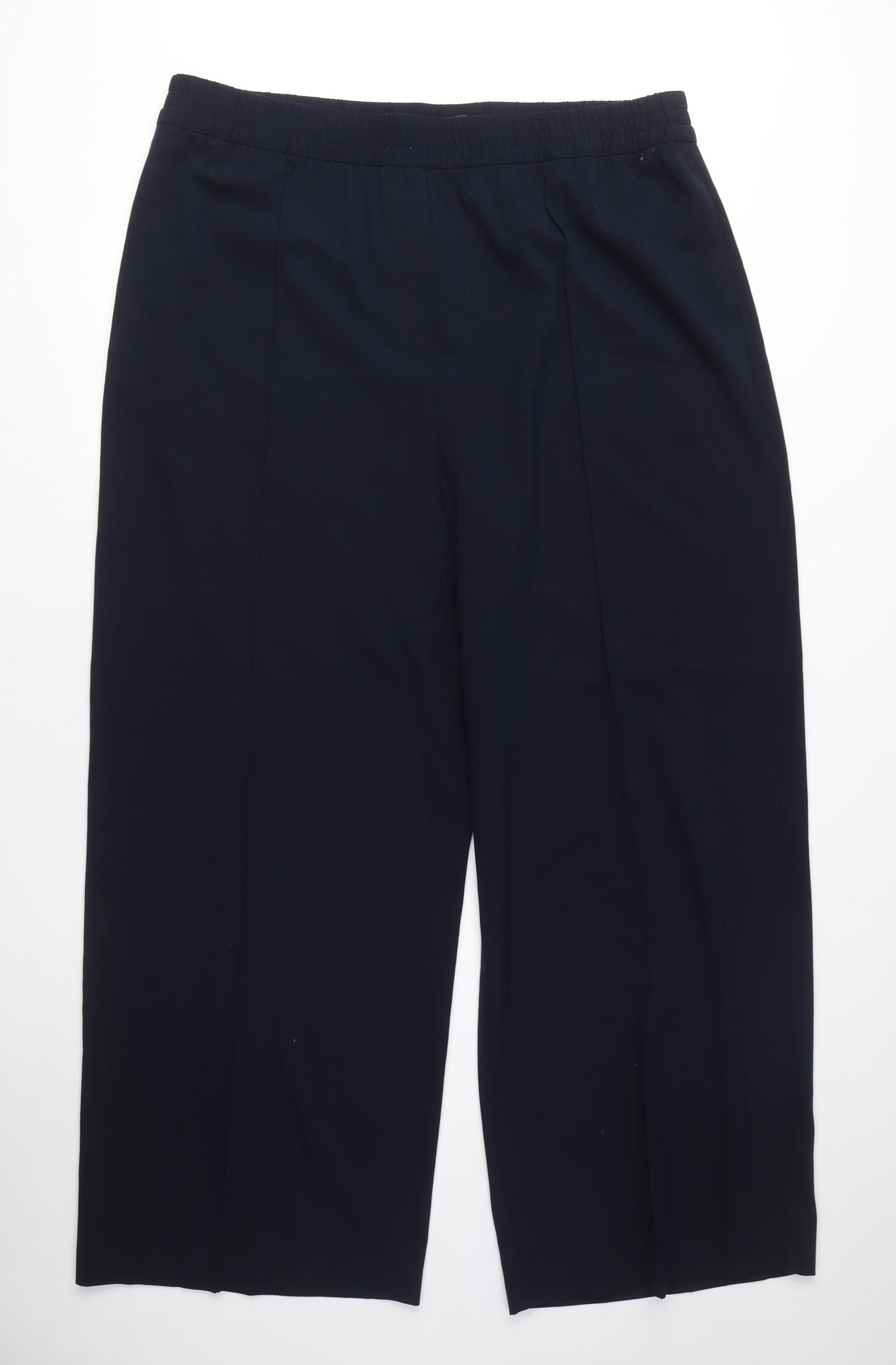Marks and Spencer Women's Black Straight Trousers Size 20