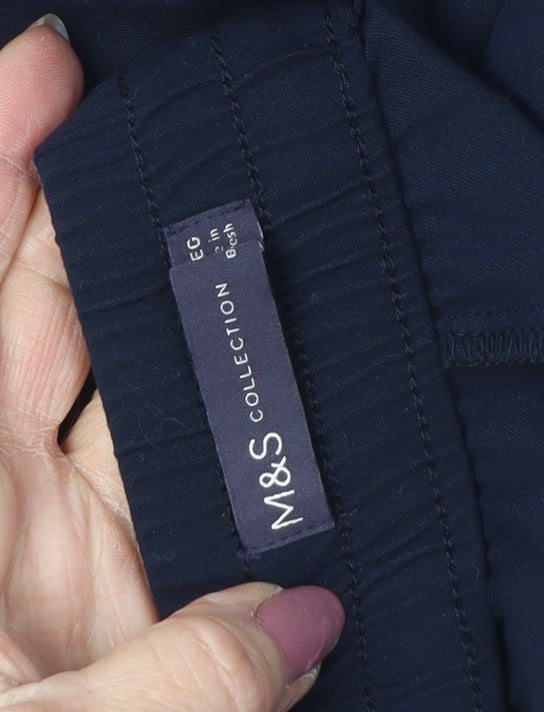 Marks and Spencer Women's Black Straight Trousers Size 20