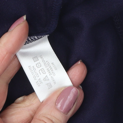 Primark Women's Blue Basic T-Shirt, Size 18-20