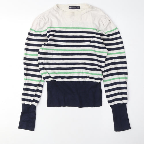 Marks and Spencer Women’s Striped Pullover Jumper Size 6