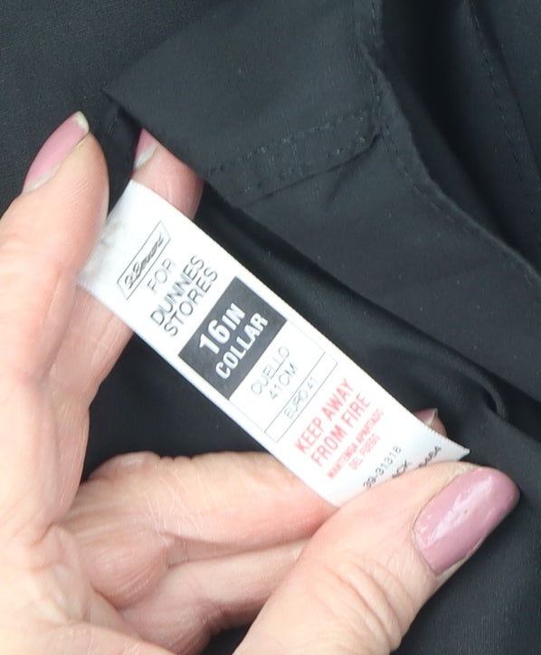 Dunnes Stores Men's Black Slim Fit Dress Shirt