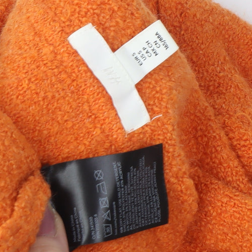 H&M Women Orange Bodycon Dress, Size 8, Long Sleeve