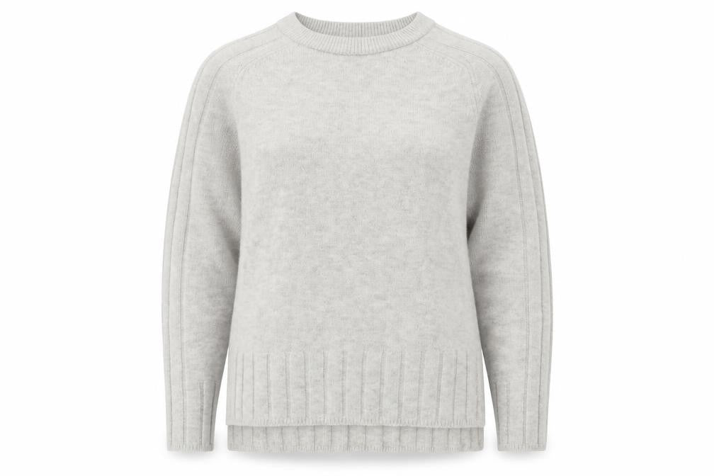 Front view of Next Women's Grey Crew Neck Jumper, size 10