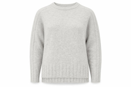 Front view of Next Women's Grey Crew Neck Jumper, size 10