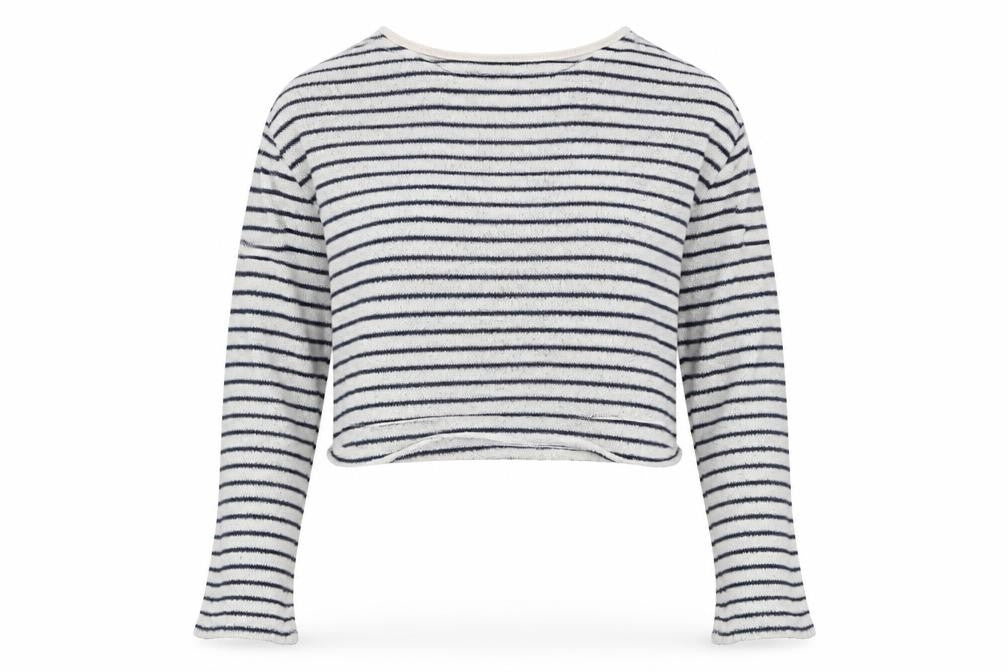 Front view of H&M Women's Striped jumper, size 10