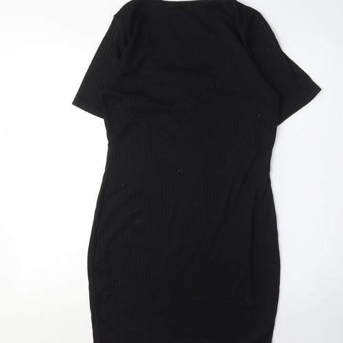 Quiz Women Black Bodycon Mini Dress XS